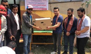 प्रभु क्यापिटलद्वारा विद्यालयलाई कम्प्युटर सहयोग