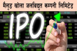 मैलुङ खोला जलविद्युत् कम्पनीले करिब साढे ७ करोड रुपैयाँको आइपिओ जारी गर्दै