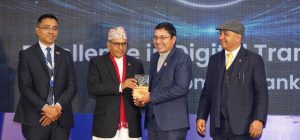ज्योति विकास बैंक ‘एक्सिलेन्स इन डिजिटल ट्रान्जेक्सन’ अवार्डबाट सम्मानित ज्योति विकास बैंक ‘एक्सिलेन्स इन डिजिटल ट्रान्जेक्सन’ अवार्डबाट सम्मानित