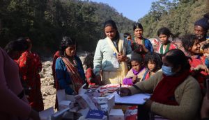 नबिल बैंकद्वारा राउटे समुदायमा निःशुल्क स्वास्थ्य परीक्षण