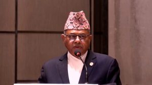 शान्तिको लागि स्थिर र बलियो सरकार आवश्यक : मन्त्री सिन्हा