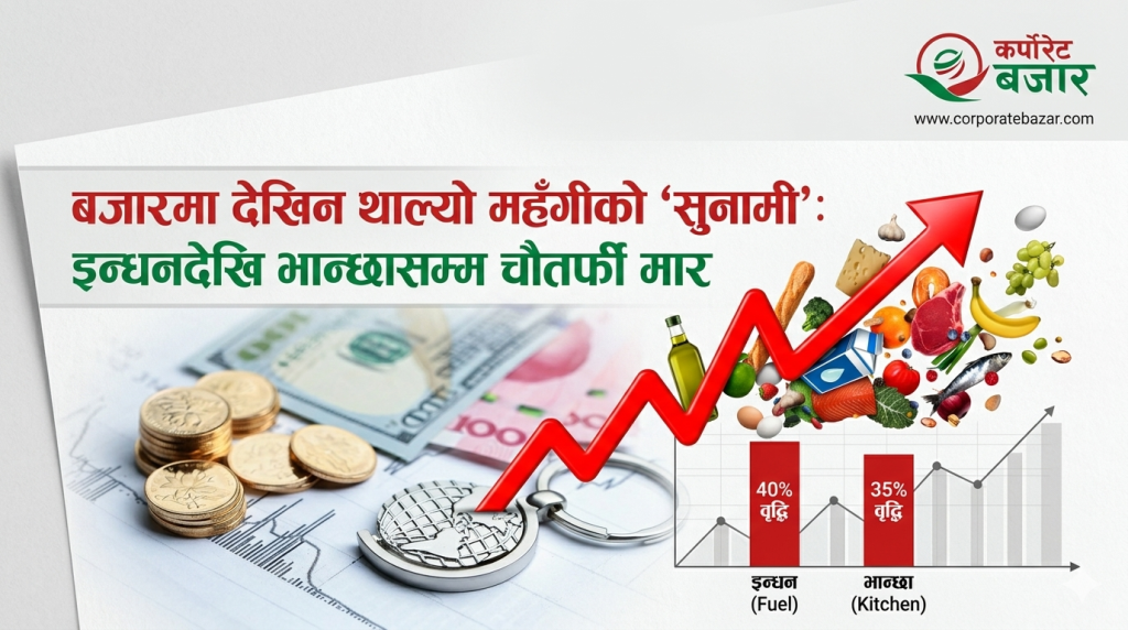 बजारमा देखिन थाल्यो महँगीको ‘सुनामी’: इन्धनदेखि भान्छासम्म चौतर्फी मार
