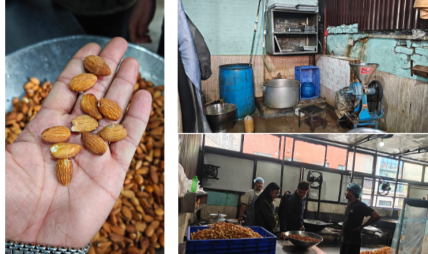 बदाममा कीरा भेटिएपछि काठमाडौंको बागमती स्विट्सको उत्पादन र बिक्रीमा रोक