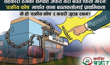 सहकारी ठगको सम्पत्ति जफत गरी बचत फिर्ता गरिने: ‘चक्रीय कोष’ मार्फत साना बचतकर्तालाई प्राथमिकता