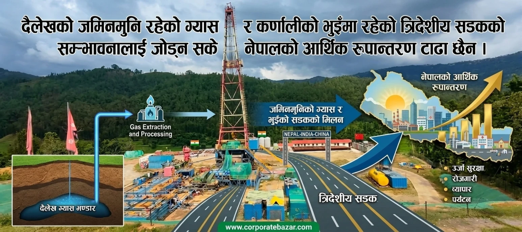 दैलेखको पेट्रोलियम उत्खनन र कर्णालीको समृद्धिको ‘लाइफ लाइन’