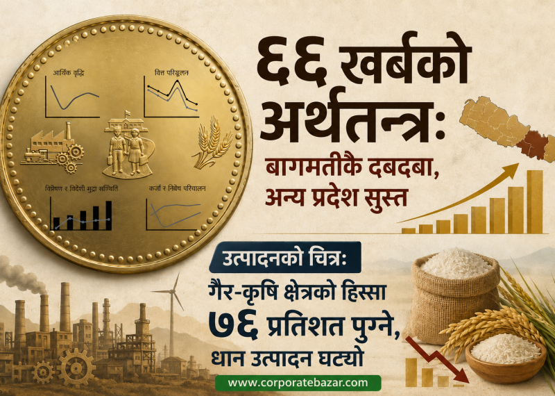 आर्थिक सर्वेक्षण: प्रतिव्यक्ति आय १,५३५ डलर पुग्दा २८ खर्ब ७८ अर्बको ऋणभार