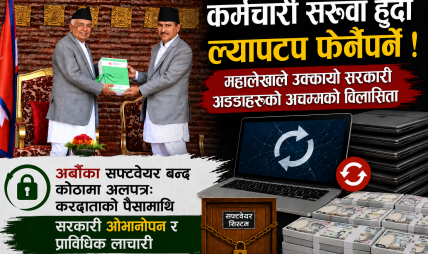 महासंकटमा डिजिटल नेपाल: २९३ स्थानीय तहसँग छैन आफ्नै सम्पत्तिको हिसाब,कागजमा आधुनिक, व्यवहारमा शून्य