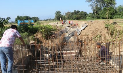 एक अर्ब १२ करोड लागतमा सिक्टा सिँचाइ निर्माण धमाधम