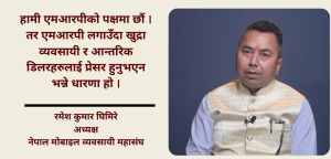 चोरीका मोबाइल सेट र अनलाइन पेमेन्टका नाममा व्यवसायीलाई हैरानी दिइयो :रमेश कुमार घिमिरे