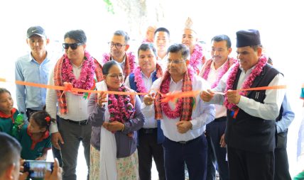 सिद्धार्थ बैंकको सहयोगमा भूकम्प प्रभावित विद्यालय पुनर्निर्माण