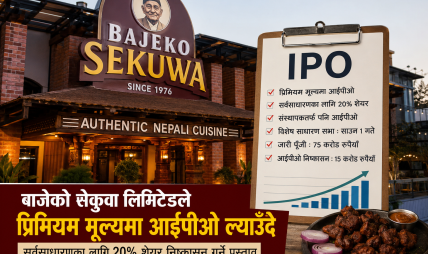 प्रिमियम मूल्यमा आईपीओ ल्याउने तयारीमा बाजेको सेकुवा प्रिमियम मूल्यमा आईपीओ ल्याउने तयारीमा बाजेको सेकुवा
