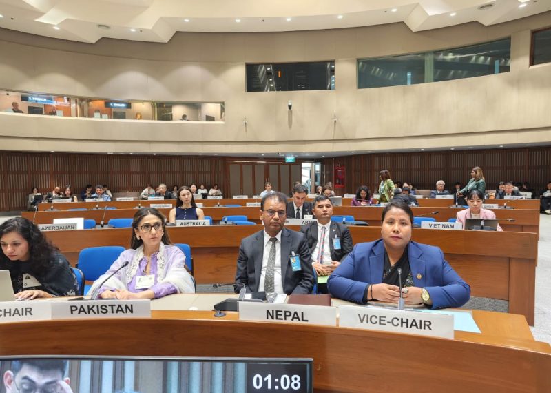 जलवायु परिवर्तनको असरबारे विश्वको ध्यानाकर्षण गराउँदै मन्त्री चौधरी