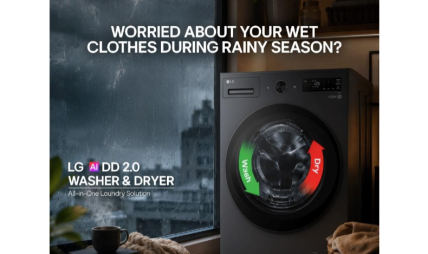 LG Launches AI DD 2.0 Washer & Dryer in Nepal to Tackle Monsoon Laundry Challenges