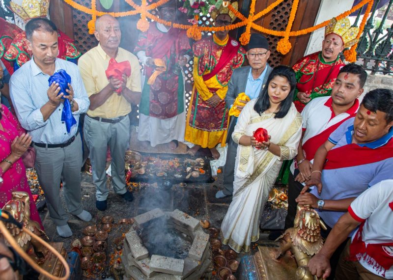 ८ करोड ९५ लाखमा पुनःनिर्मित महाङ्काल सत्तल उद्घाटन